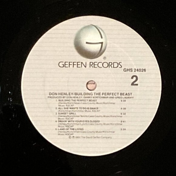 Don Henley 1984 Building The Perfect Beast Vinyl Record Album - Picture 10 of 10